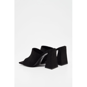 Mules à talons - Noir - 02 - 33144801