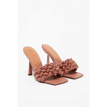 Mules à talons - Marron - 02 - 33143764