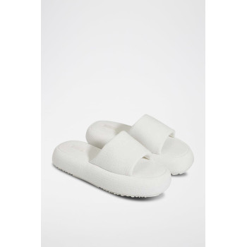 Mules plateformes - Blanc - 02 - 34088779