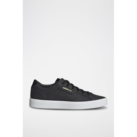 Sneakers en cuir Sleek - Noir - 02 - 33528564