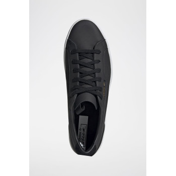 Sneakers en cuir Sleek - Noir - 02 - 33528564