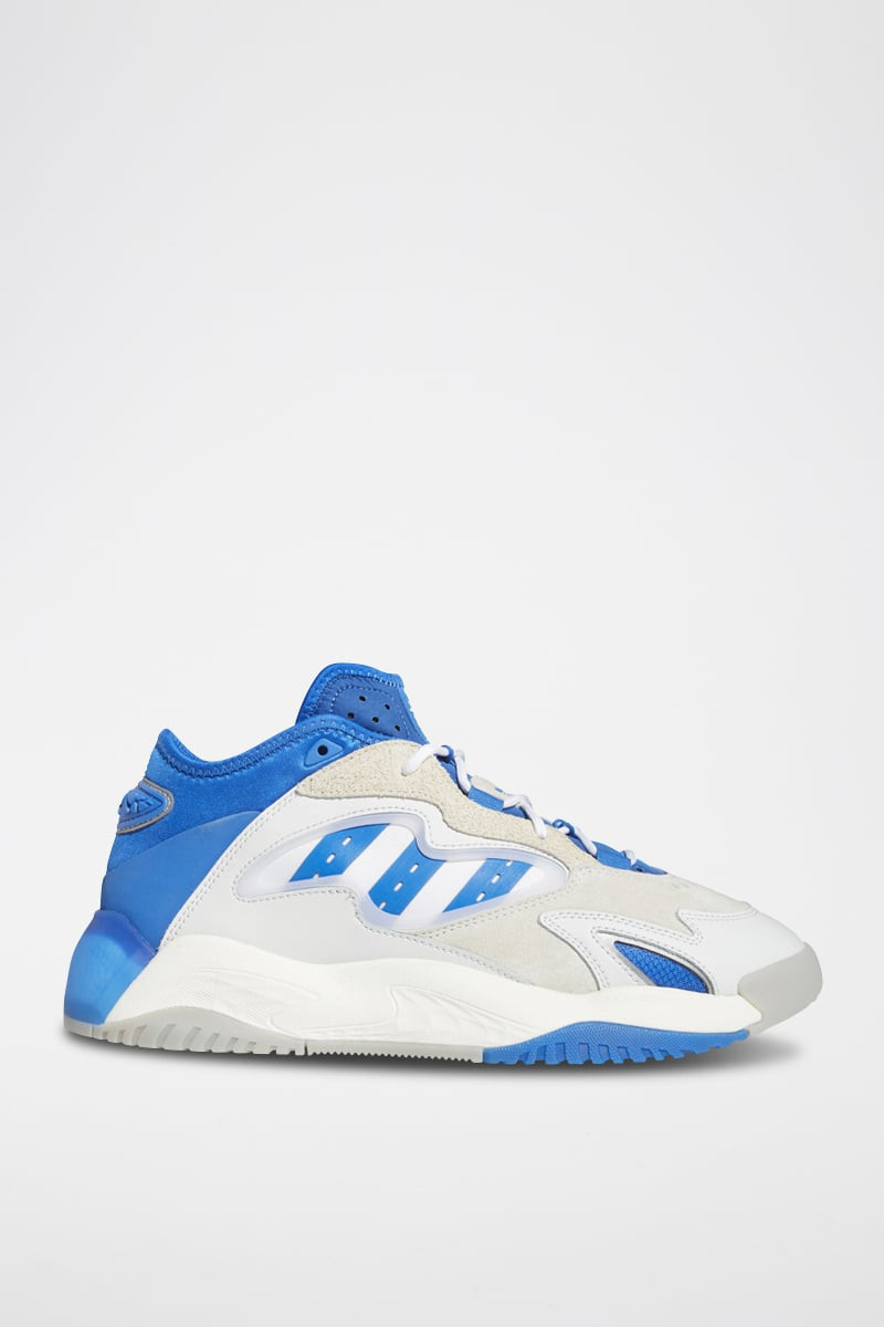 Chaussures de basketball en cuir Streetball II - Blanc et bleu cobalt - 02 - 33528618