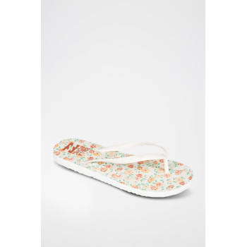 Tongs - Blanc et saumon - Billabong - 02 - 34206775