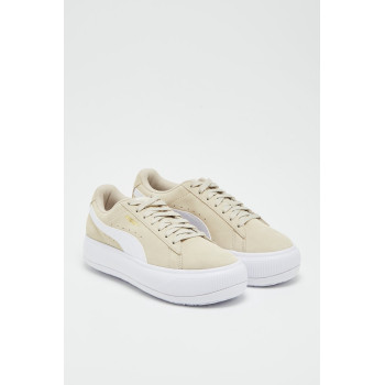 Sneakers plateformes en nubuck Suede Mayu - Beige - 02 - 34456245