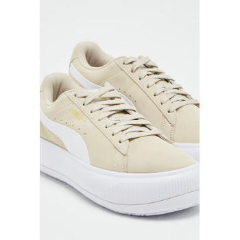 Sneakers plateformes en nubuck Suede Mayu - Beige - 02 - 34456245