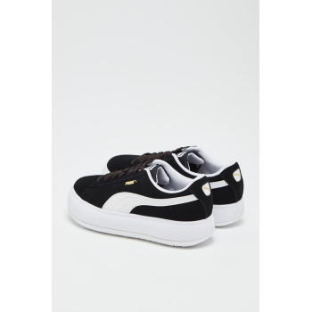 Sneakers en nubuck Suede Mayu - Noir et blanc - 02 - 34456272