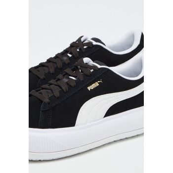 Sneakers en nubuck Suede Mayu - Noir et blanc - 02 - 34456272