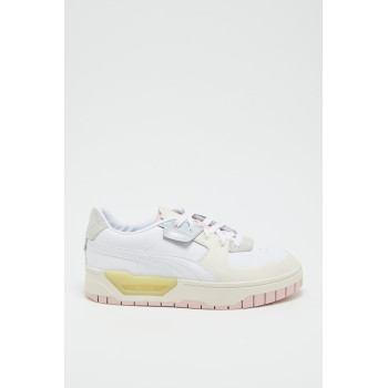 Sneakers plateformes en cuir Cali Dream - Rose et blanc - 02 - 34456273