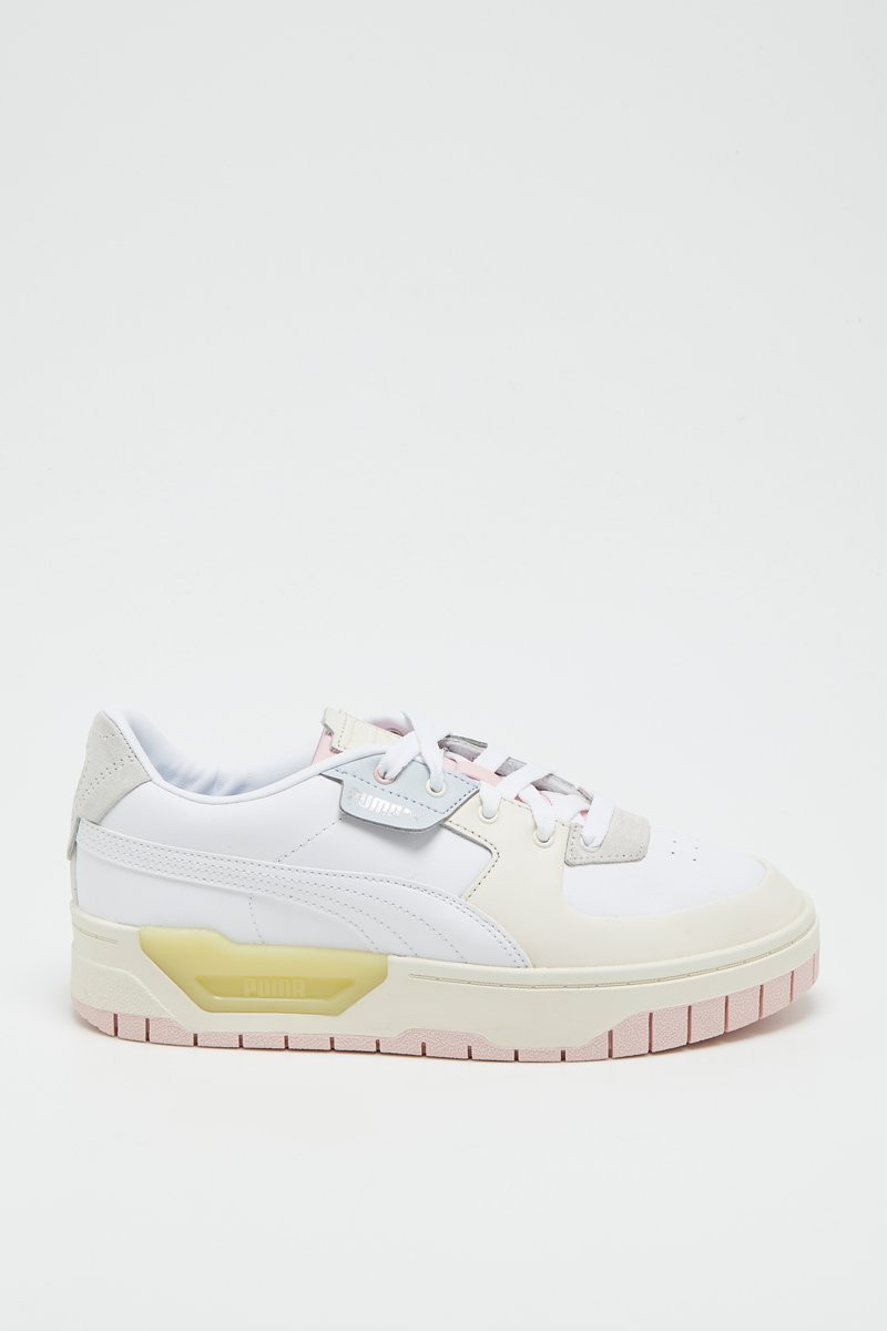 Sneakers plateformes en cuir Cali Dream - Rose et blanc - 02 - 34456273