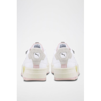 Sneakers plateformes en cuir Cali Dream - Rose et blanc - 02 - 34456273