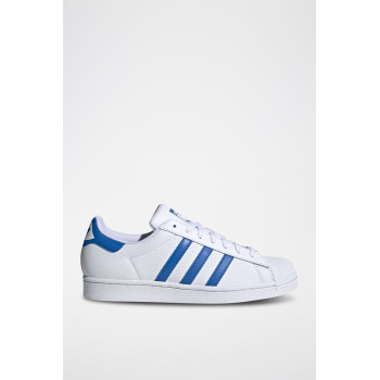 Sneakers en cuir Superstar - Bleu et blanc - 02 - 34307215