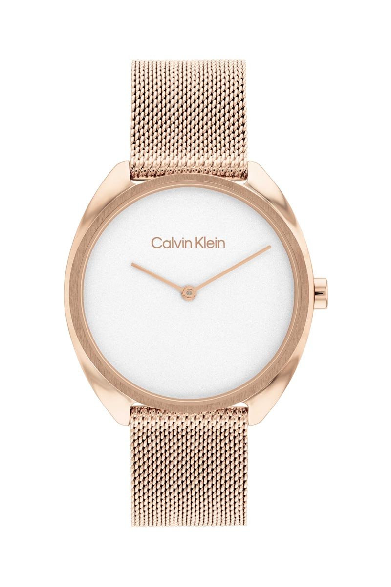 Montre à quartz en acier - Doré rose et blanc - 02 - 34466258