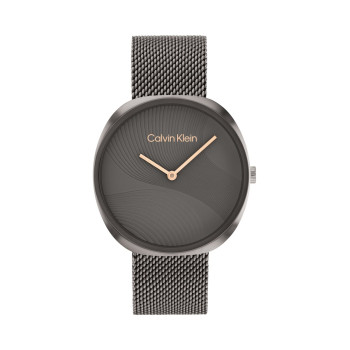 Montre à quartz en acier - Anthracite - 02 - 34466259