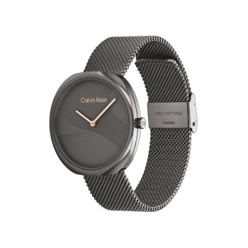 Montre à quartz en acier - Anthracite - 02 - 34466259