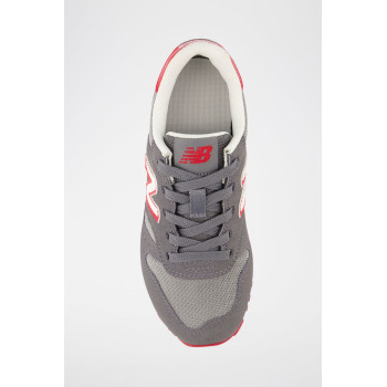 Sneakers 373 - Gris et rouge - 02 - 34189607