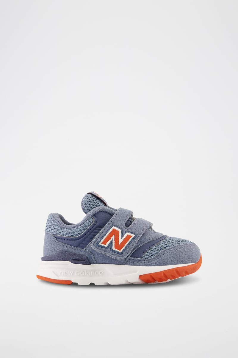 Sneakers 997 - Gris et orange - 02 - 34189636