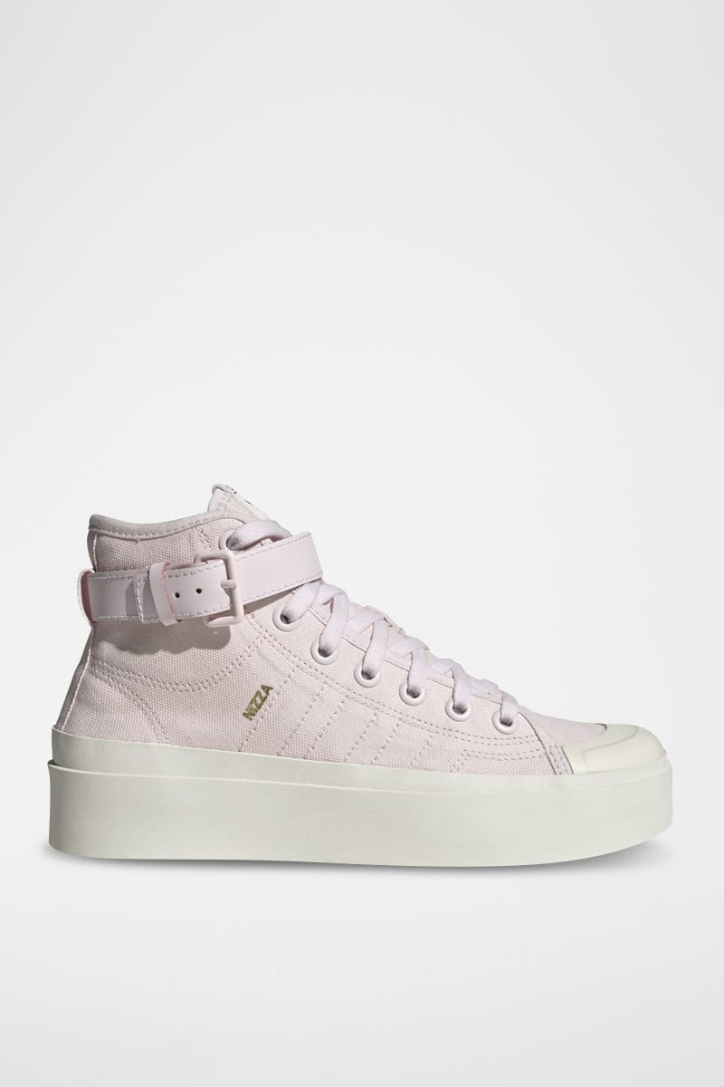 Sneakers montantes en coton biologique Nizza Bonega Mid W - Rose - 02 - 34328921