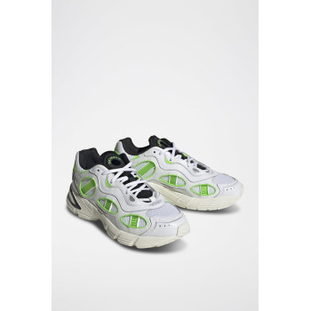 Sneakers en cuir Astir SN - Blanc et vert clair - 02 - 34329076