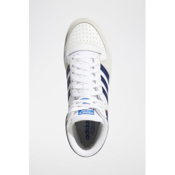 Chaussures de basketball en cuir Top Ten RB - Blanc et bleu marine - 02 - 34329131