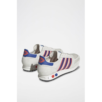 Sneakers en nubuck La Trainer S - Gris clair et bleu roi - 02 - 34329153