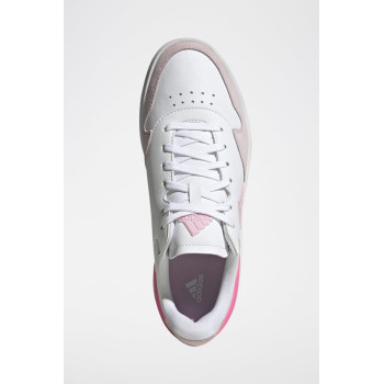 Sneakers en cuir Kantana - Blanc et rose - 02 - 34329572