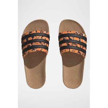 Claquettes Adilette - Orange et noir - 02 - 34328978