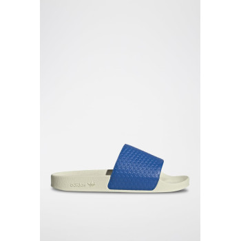 Claquettes en cuir Adilette - Bleu roi - 02 - 34328975