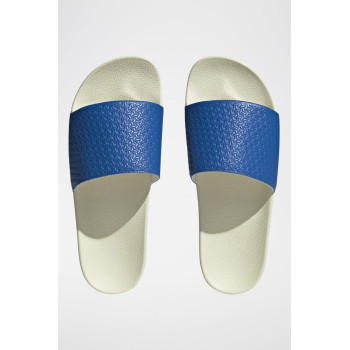 Claquettes en cuir Adilette - Bleu roi - 02 - 34328975