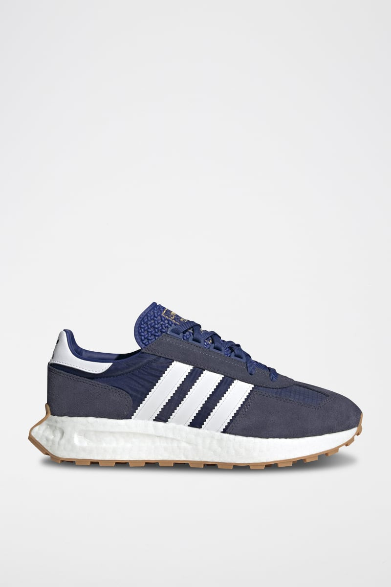 Sneakers en nubuck Retropy E5 - Bleu marine - 02 - 34329426