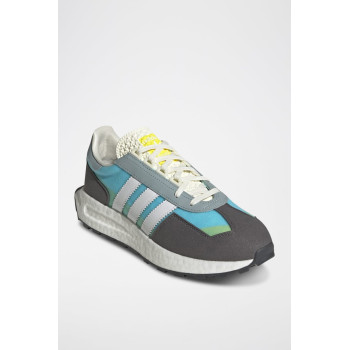 Sneakers en cuir Retropy E5 - Turquoise - 02 - 34329615