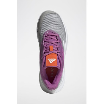 Chaussures de tennis CourtJam Control - Gris clair et violet - 02 - 34329206