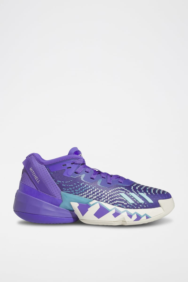 Chaussures de basketball Donovan Mitchell D.O.N. Issue 4 - Violet et turquoise - 02 - 34329289