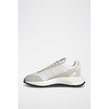 Chaussures de running en cuir Retropy P9 - Gris clair et blanc - 02 - 34329493