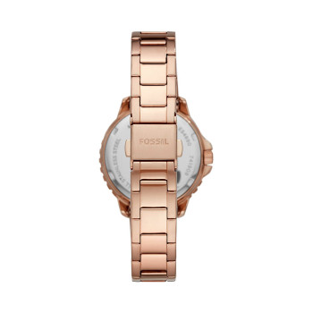 Montre à quartz en acier - Doré rose - 02 - 34486621