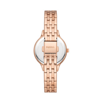 Montre à quartz en acier - Doré rose - 02 - 34486626