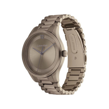 Montre à quartz en acier - Bronze - 02 - 34486637