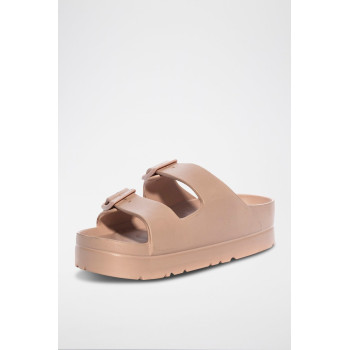 Mules plateformes - Vieux rose - 02 - 34201801