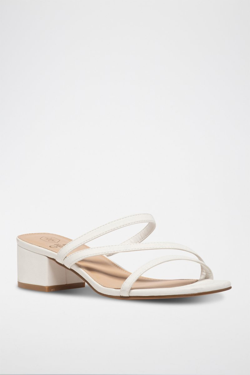 Mules à talons - Blanc - 02 - 34468060