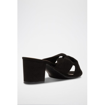 Mules à talons - Noir - 02 - 34468066