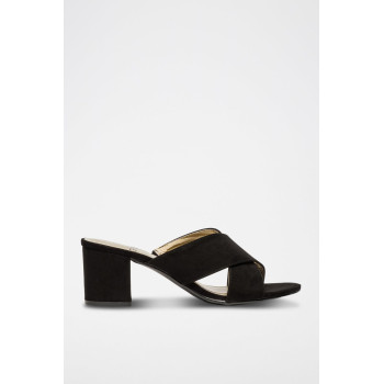 Mules à talons - Noir - 02 - 34468068