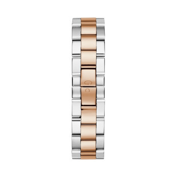 Montre à quartz en acier - 
Argenté et doré rose - 02 - 34504425