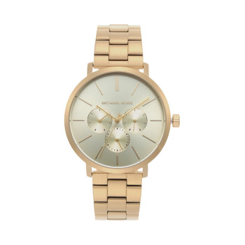 Montre à quartz en acier inoxydable - Doré - 02 - 34504151