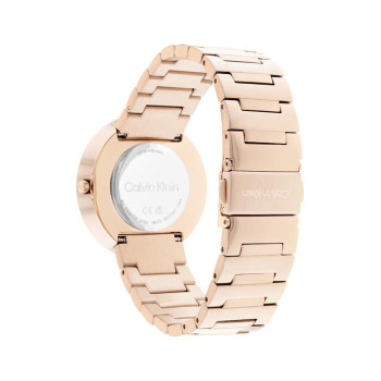 Montre à quartz en acier - Doré rose - 02 - 34484157