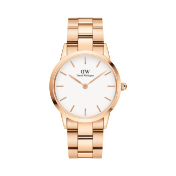 Montre en acier Iconic Link - 36 mm - Doré rose et blanc - 02 - 34533926