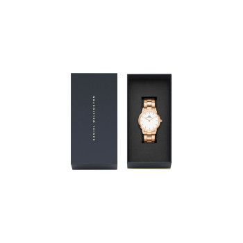 Montre en acier Iconic Link - 36 mm - Doré rose et blanc - 02 - 34533926