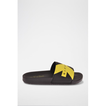 Mules - Noir et jaune - 02 - 34375893