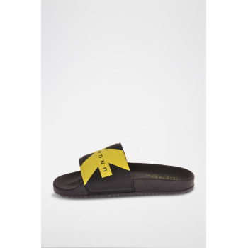 Mules - Noir et jaune - 02 - 34375893