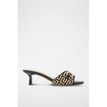 Mules à talons Naida - Noir - 02 - 34432393