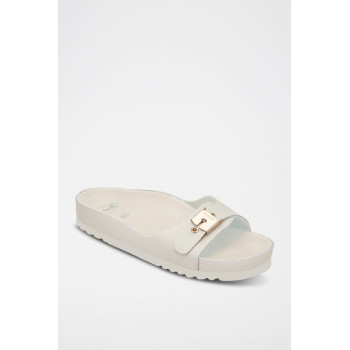 Mules en cuir Meg - 
Blanc - 02 - 34536333