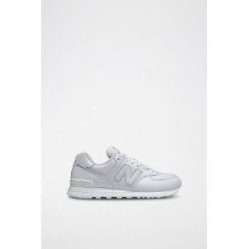 Sneakers en cuir 574 - Blanc - 02 - 34607772